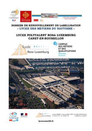 Dossier Label Lycée des Métiers du Nautisme