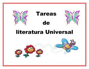 LITERATURA UNIVERSAL