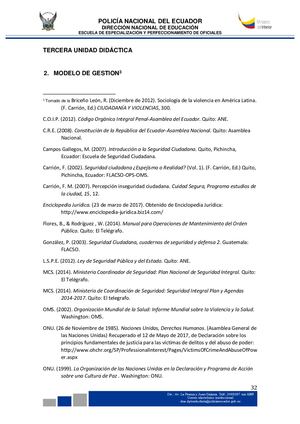Módulo De Gestión Administrativa Y Operativa Policial Unidad 3