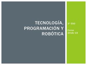 3º Eso Tema 1 Introducción A La Tecnología Resumen
