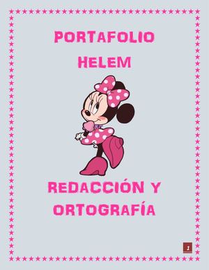 Portafolio Redacción y Ortografía
