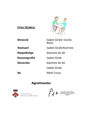 Folletó Mare Me'n Vaig A La Guerra (1)