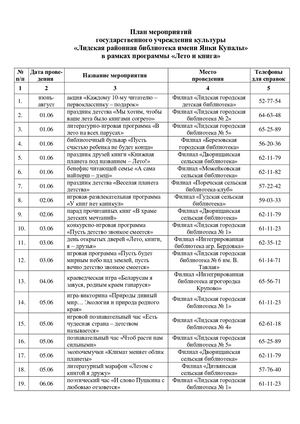 Лето и книга 2019