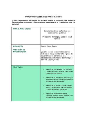 Fichas Bibliograficas Caracterización De La Familia (2) (2) (2) (1) Samuel Aristizabal