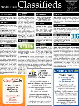 Classifieds May 30, 2019