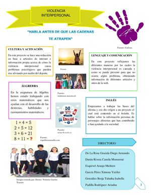 Violencia Interpersonal