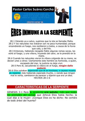 Inmune A La Serpiente