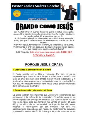 Orando Como Jesus