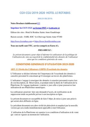 CGV CGU 1920 HOTEL LE ROTABAS