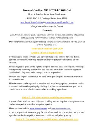 Terms And Conditions Rotabas 19 20