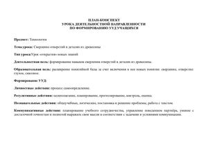 План конспект урока 5 класс Сверление отверстий.