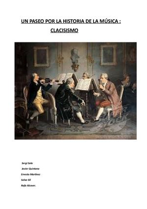 Clasicismo en música