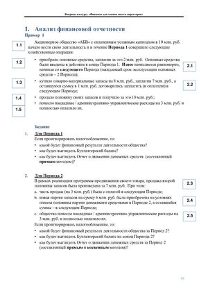 __Финансы для членов СД_Вопросы.