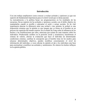 Evaluación de las Actitudes y Opiniones