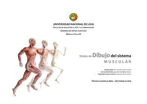 Silabo Dibujo Del Sistema Muscular Ultimo