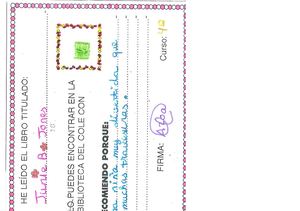 FICHAS DE LECTURA ALUMNOS DE 4º