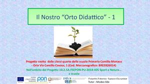 Orto Didattico 1 - Pon 405
