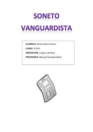 Soneto Vanguardista