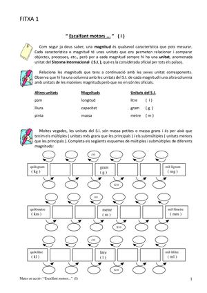 Fitxa 1 Escalfant Motors I