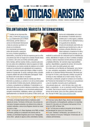Noticias Maristas 580 - 04/06/2019