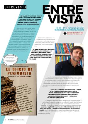 ENTREVISTA a Julio Ferrer por Germán Gorosito