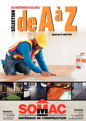 Supplément Somac Catalogue 2019 : Les Revetements De Sols