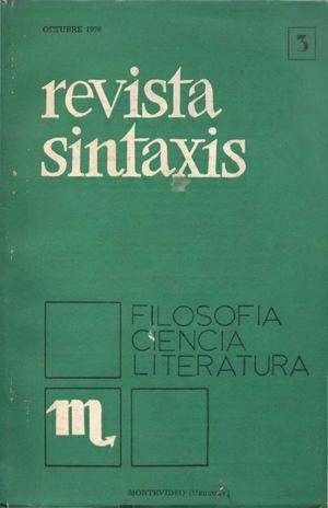 Filosofía, Ciencia Y Literatura 1976