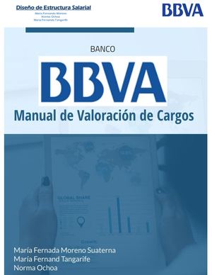 Estructura Salarial Bbva