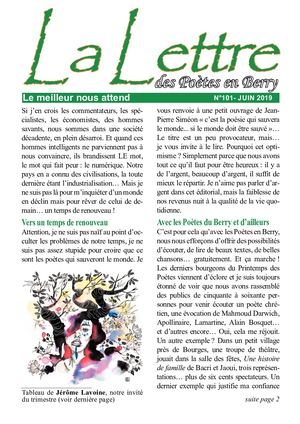 La Lettre Juin 2019