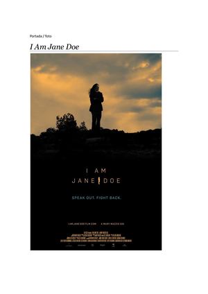 Documental I'm Jane Doe