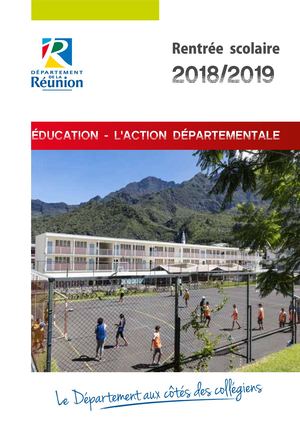 Guide des collégiens, rentrée scolaire 2018 2019