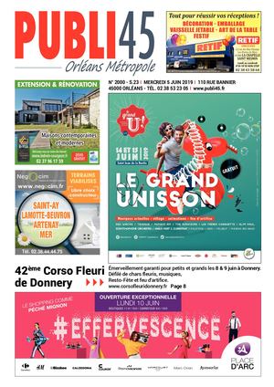 PUBLI 45 n° 2000 - Semaine 23 - 5 juin 2019