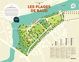 Carte illustrée Plages  de Baud Chardonnet