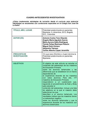 Fichas Bibliograficas Bipolaridad Jose Miguel Martinez