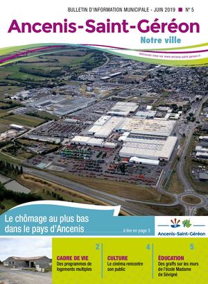 N°5 - Ancenis-Saint-Géréon notre ville - Juin 2019