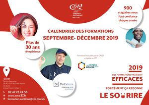 Calendrier formation Semestre 2 2019