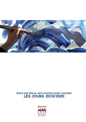 Book Ecole des Beaux-arts Saint Nazaire 2019/2020