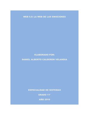 Web 5 0 La Web De Las Emociones