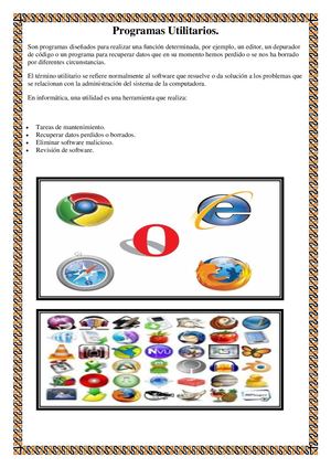 Programas Utilitarios y Algunos Programas Para Convetir Formatos