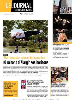 Le journal de Bois-Colombes JBC n°132- ÉTÉ 2019