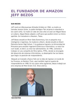 El Fundador De Amazon Jeff Bezos