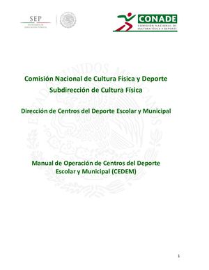 Manual De Operacio N De Cedem