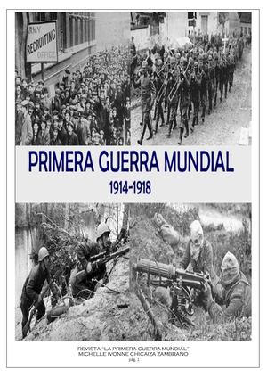 Primera Guerra Mundial