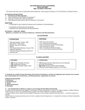 Taller Neoclasicismo