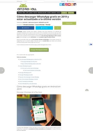 Descargar Whats App 2019 Gratis