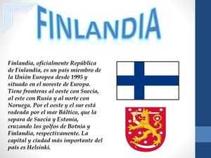 Presentación Finlandia