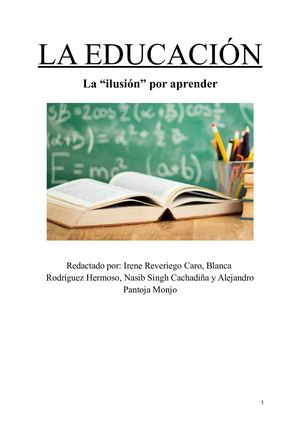 Reportaje Sobre La Educación