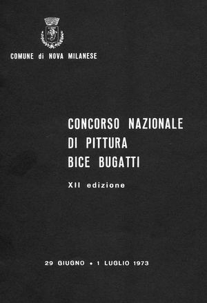 1973 Catalogo 12¯ Bice Bugatti