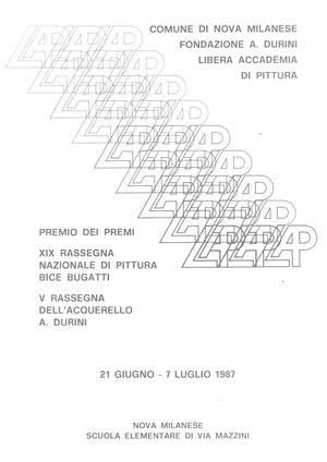 1987 Catalogo 19¯ Bice Bugatti