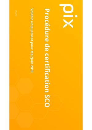 Procédure Certification 12